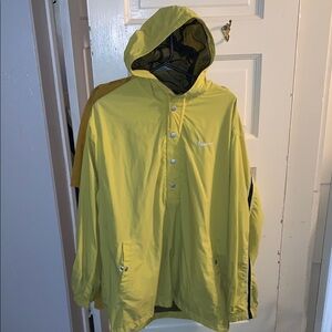 Nike Yellow Hooded Jacket vintage anorak